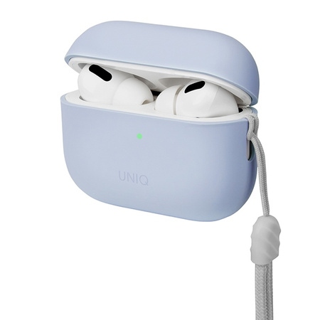 UNIQ etui Lino AirPods Pro 2 genSilicone (2022/2023) niebieski/arctic blue
