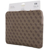 Guess 4G Zipper Pocket Triangle Logo Sleeve - Etui na notebooka 14" (brązowy)