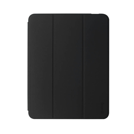 Crong PrimeFolio – Etui iPad 10.9” (2022) z podstawką i ładowaniem Apple Pencil (czarny/przezroczysty)