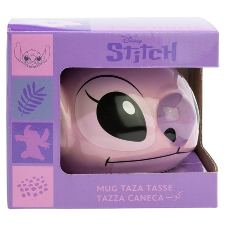 Disney Stitch - Kubek ceramiczny 3D w pudełku prezentowym z kolekcji Angel 375 ml