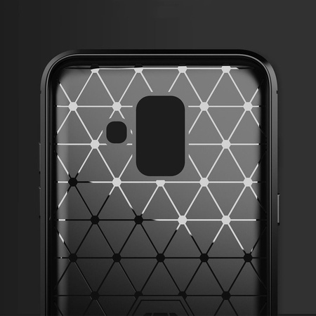 Schutzhülle SAMSUNG GALAXY A6 2018 Nexeri Carbon Gepanzert schwarz