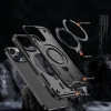 Hybrid Armor Trendy Case with MagSafe for iPhone 16 Pro Max - Black
