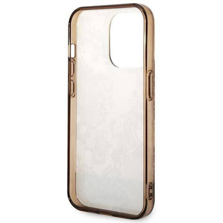 Guess Porcelain Collection - Etui iPhone 14 Pro Max (ochre)