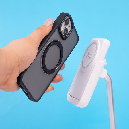 Nakładka Mag Ring Rotating do iPhone 15 Pro 6,1&quot; czarny