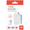 Dysk Zewnętrzny Verbatim Pocket SSD 1TB  USB-C 3.2 gen.2 biały-jasnoniebieski 32320