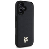 Original Case IPHONE 16 DKNY Hardcase Repeat Pattern Stack Logo MagSafe (DKHMP16SPSHRPSK) black