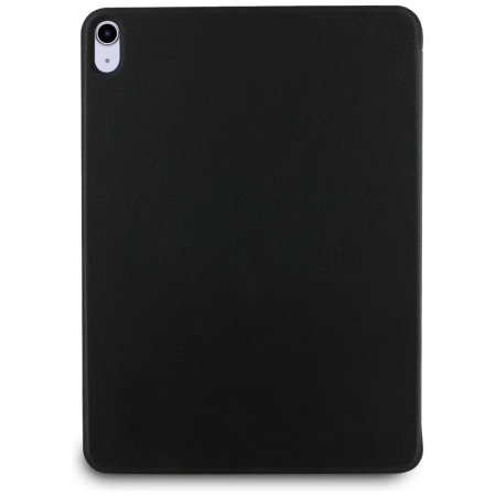 Karl Lagerfeld Saffiano Magnetische Karl & Choupette iPad Air 11" 2024 Buchcover-Hülle - Schwarz