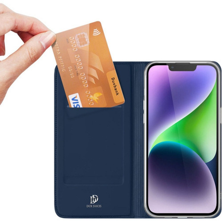 Dux Ducis Skin Pro Wallet Case for iPhone 15 Plus - Blue