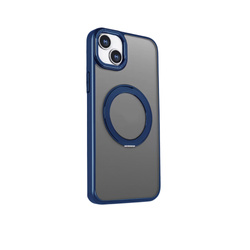 Nakładka Mag Ring Rotating do iPhone 12 / 12 Pro 6,1" granatowa