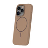 Nakładka Silicone Thin Mag do iPhone 17 Pro 6,3" brązowa