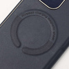Etui Smart Gold Frame Mag do iPhone 12 / 12 Pro 6,1" granatowe