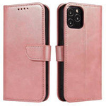 Magnet Case Elegantes Case Cover Flip Cover mit Standfunktion für Xiaomi Redmi Note 11S / Note 11 pink