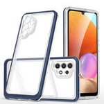 Clear 3in1 Case for Samsung Galaxy A32 5G Frame Gel Cover Blue