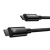 Kabel USB C - USB C 480Mb/s 240W 3m Baseus Tungsten Gold CAWJ040101 - czarny