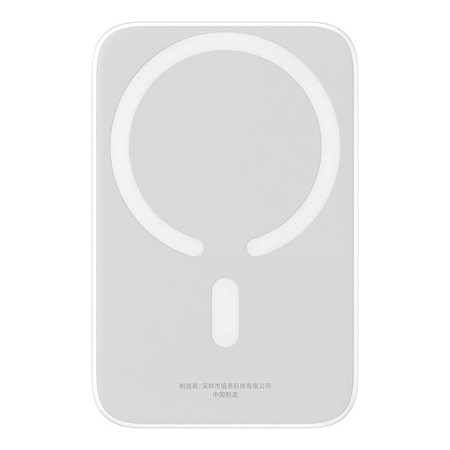 Powerbank magnetyczny Baseus Magnetic Mini 6000mAh 20W MagSafe (biały)