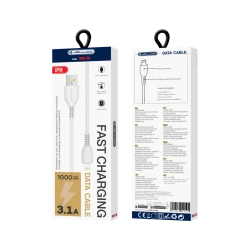 JELLICO cable KDS-30 Lightning 3.1A 1M White