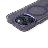 Wozinsky Glitter Case MagSafe für Samsung Galaxy S24 FE - Lila mit Glitzer