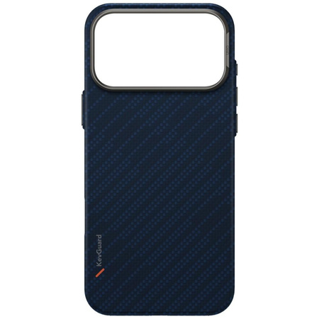 Etui UNIQ Keva EDGE do iPhone 17 Pro Max Magclick Charging niebieski