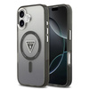 Guess Nakładka Magsafe IML Gradient Case With Print Triangle Logo & Silver Metal Camera Buttons Do iPhone 17 Czarna