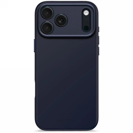 Etui Decoded AntiMicrobial Silicone Backcover z MagSafe na iPhone 17 Pro Max - granatowe