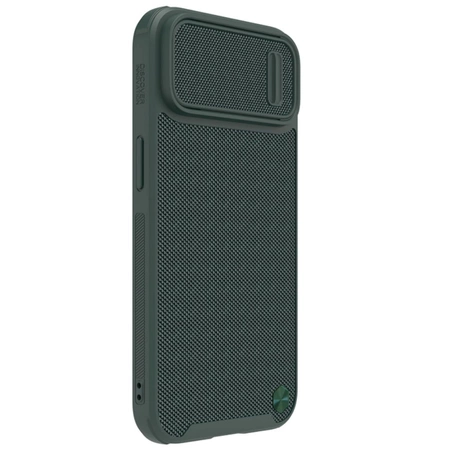 Nillkin Textured S Case etui iPhone 14 pancerny pokrowiec z osłoną na aparat zielony