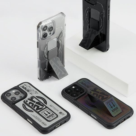 Skinarma etui Kira Kobai iPhone 16 Pro    6.3" Magnetic Charging Grip Stand chrome
