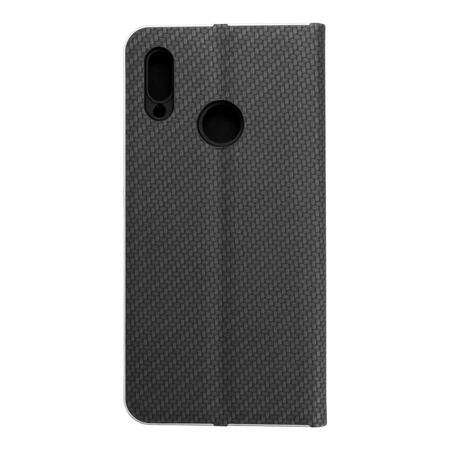 Kabura LUNA Book Carbon do HUAWEI P Smart 2019 czarny