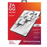 ZAGG InvisibleShield Fusion Canvas antibakterielle Schutzfolie im Papierimitat für iPad Pro 11" 2024