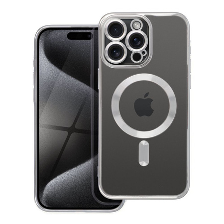 Futerał Electro Mag Cover kompatybilny z MagSafe do IPHONE 15 PRO MAX tytanowy