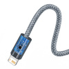 Baseus kabel do iPhone USB - Lightning 1m, 2,4A szary (CALD000416)