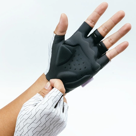 Rockbros MTB cycling gloves size: L - white and black