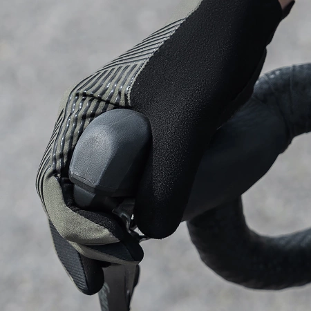 Rockbros Fahrradhandschuhe Frühling/Sommer/Herbst, Full, Größe: XL - Schwarz