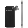 Verbatim Dysk SSD 2TB - brelok do kluczy  z kablem USB 3.2 gen.2 czarno-szary/black-grey 32194