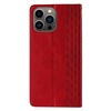 Magnet Strap Case Case for iPhone 12 Pro Max Pouch Wallet + Mini Lanyard Pendant Red