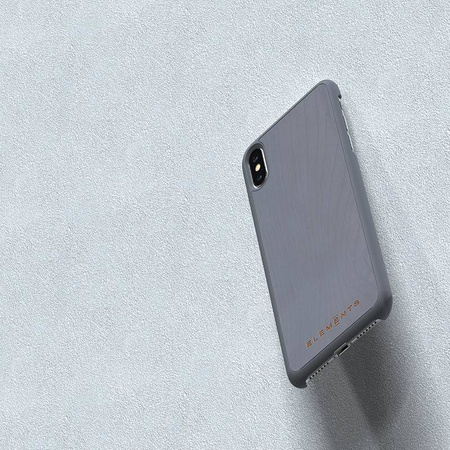Nordic Elements Original Gefion - Drewniane etui iPhone Xs Max (Mid Grey)