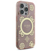 Original Case IPHONE 16 PRO Guess Hardcase IML Peony On 4G Background MagSafe (GUHMP16LH4PYEEP) pink