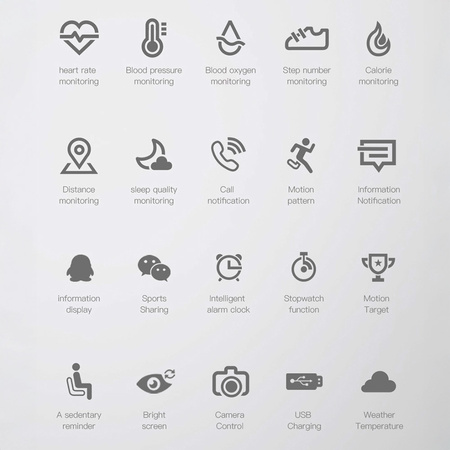 Blavec Smartband SB01 Active (SB01-B) czarny