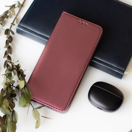 Etui Smart Magnetic do Realme 14 5G / 14T 5G burgundowe