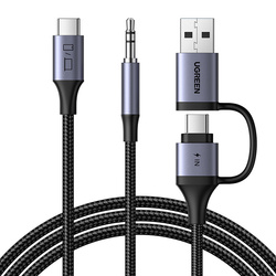 Sound Card Ugreen CM772, USB-C to 3.5mm + USB-C/A