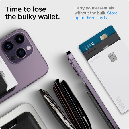 SPIGEN VALENTINUS PRO MAGSAFE WALLET BLACK