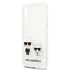 Oryginalne Etui IPHONE XS MAX Karl Lagerfeld Hardcase Karl&Choupette (KLHCI65CKTR) transparentne