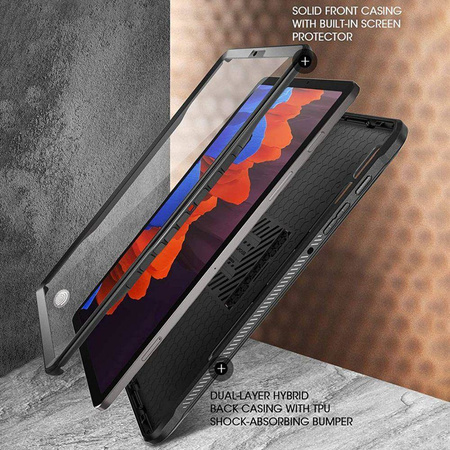 Supcase Unicorn Beetle Pro Galaxy Tab S7+ Plus 12.4 T970/T976 Black