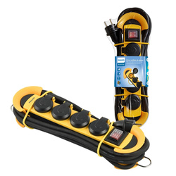 PRZEDŁUŻACZ SIECIOWY PHILIPS LISTWA ZASILAJĄCA 4 GNIAZDA WARSZTATOWA 5M 16A SPN5140YC