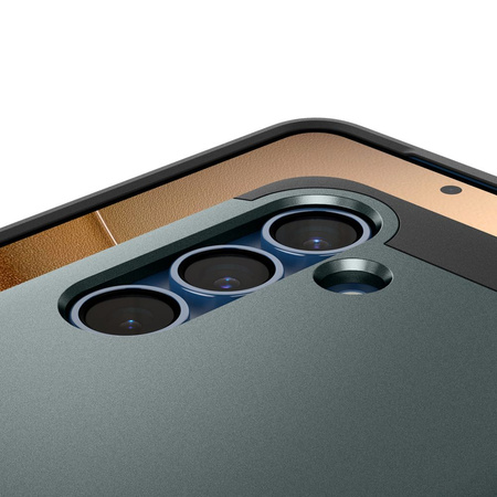 Spigen nakładka Tough Armor MagSafe do Samsung Galaxy S25+ Zielona Otchłań