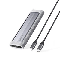 Przenośna kieszeń dyskowa M.2 NVMe/SATA SSD USB-C 3.2 - szara
