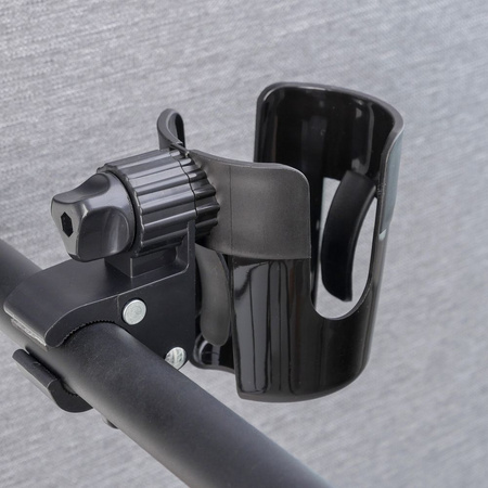 Uchwyt na bidon z zestawem montażowym FSCGE-105 czarny