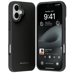 Etui Mercury Pure Magsafe Silicone do    iPhone 16 Plus czarny