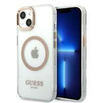 Guess GUHMP13MHTRMD iPhone 13 6.1 &quot;gold / gold hard case Metal Outline Magsafe