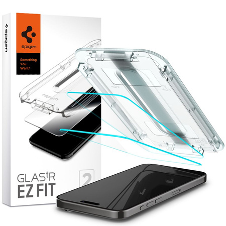 SPIGEN GLAS.TR EZ FIT IPHONE 15 PRO MAX CLEAR 2-PACK