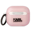 Oryginalne Etui APPLE AIRPODS 3 Karl Lagerfeld Ikonik Choupette (KLA3HNCHTCP) różowe